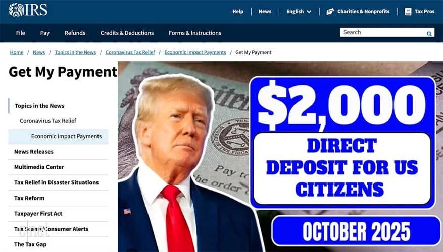 IRS direct deposit stimulus